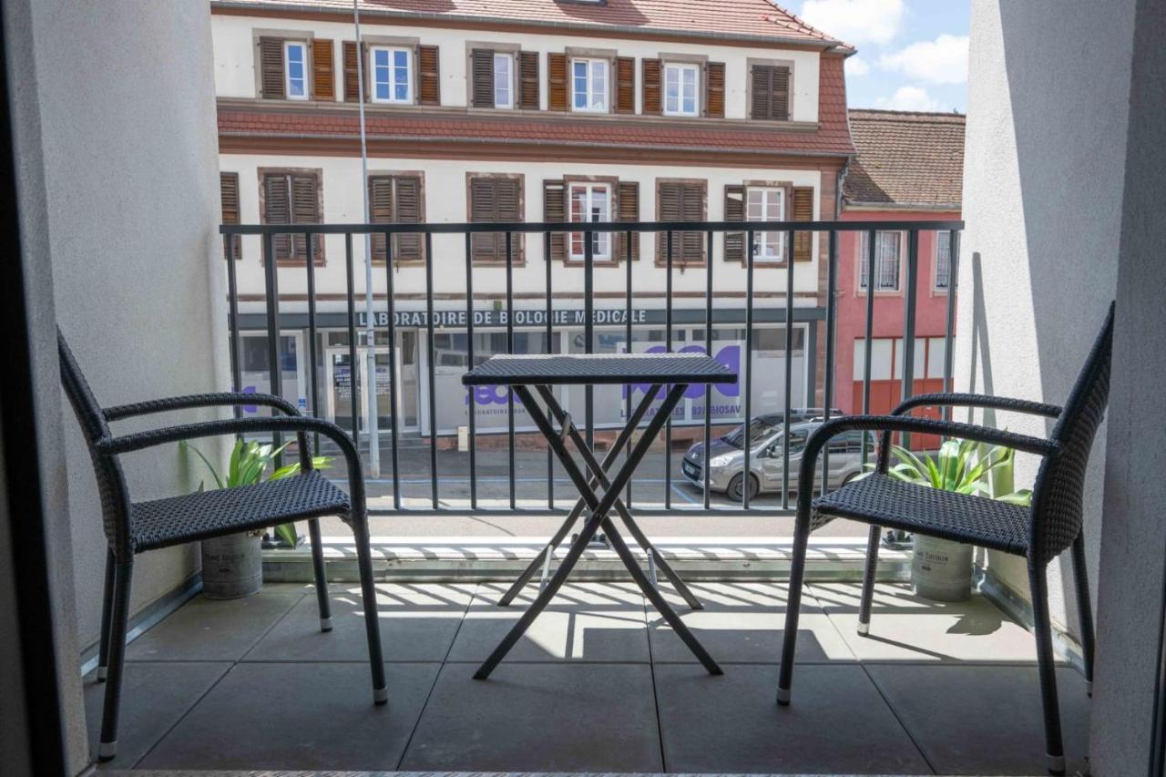 Superbe Loft Center Of Saverne Bike Parking Exterior foto
